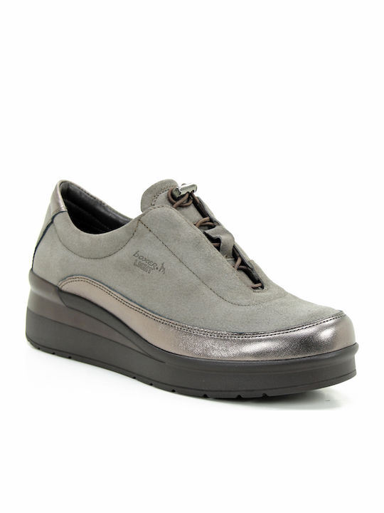 Ανατομικά Γυναικεία Slip-On Δερμάτινα Μπεζ