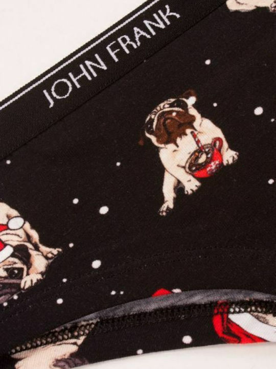 Βαμβακερό Γυναικείο Slip Christmas Pug
