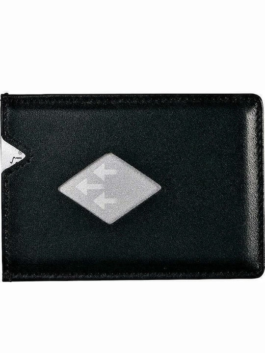 Дървен Мъжки Портфейл За Карти Черен