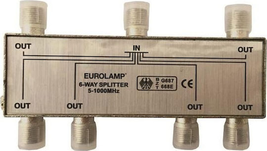 Eurolamp TV F 1/4 Splitter Satellite 147-10122