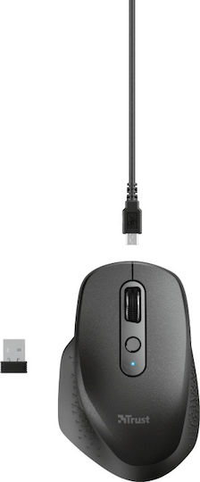 Trust Ozaa Wireless Ergonomic Mouse Black