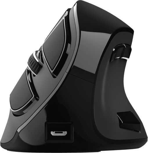 Trust Voxx Wireless & Wired Ergonomic Bluetooth Vertical Mouse Black