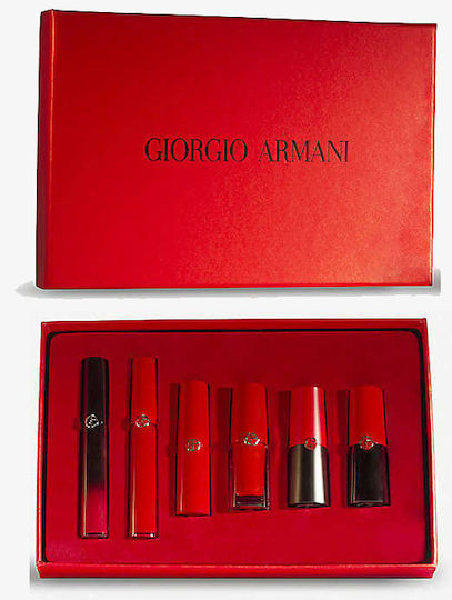 Giorgio Armani Red Lip Collector's Limited Edition Box Σετ Μακιγιάζ για τα Χείλη