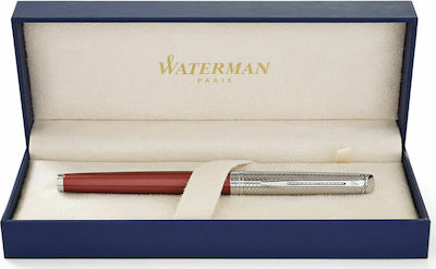 Waterman Hemisphere Privee Cuivre CT Πένα Γραφής Medium Κόκκινη με Μπλε Μελάνι