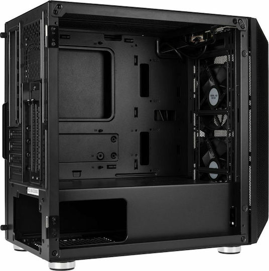 Kolink Citadel Mesh Gaming Midi Tower Κουτί Υπολογιστή με Πλαϊνό Παράθυρο Μαύρο