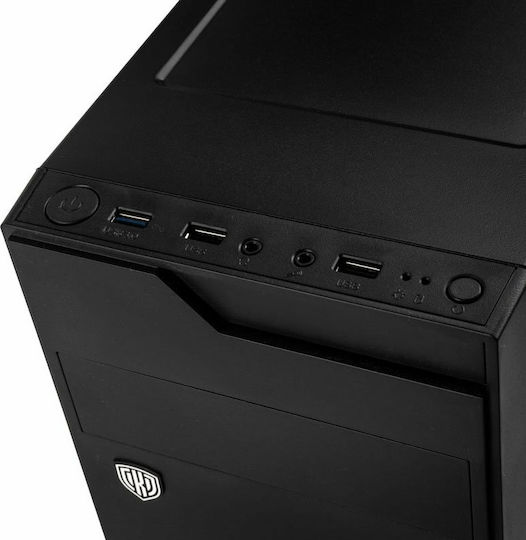 Kolink KLA-003 Midi Tower Компютърна кутия Черен