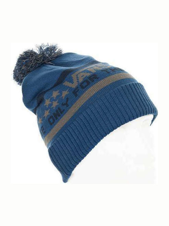 Pom Pom Beanie Ανδρικός Σκούφος Πλεκτός σε Μπεζ χρώμα