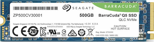 Seagate BarraCuda Q5 SSD 500GB M.2 NVMe PCI Express 3.0 ZP500CV3A001