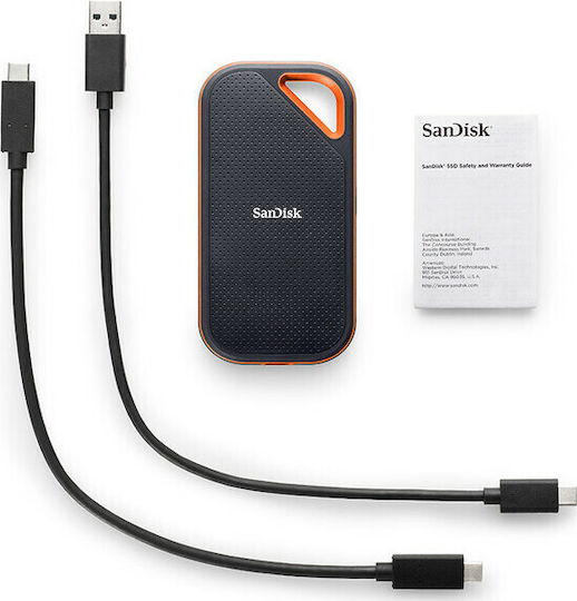 Sandisk Extreme Pro Portable V2 USB 3.2 / USB-C Extern SSD 2TB 2.5 Sandisk Extreme Pro Portable V2 USB 3.2 / USB-C Extern SSD 2TB 2.5