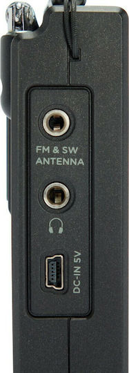Aiwa RMD-77 Φορητό Ραδιόφωνο Μπαταρίας με USB Μαύρο