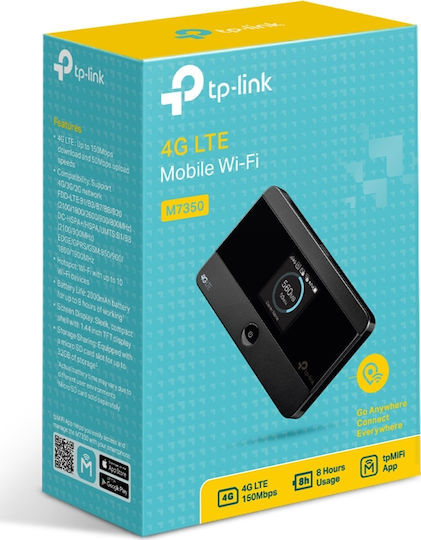TP-LINK M7350 v6.20 Wireless 4G Portable Hotspot Wi‑Fi 4