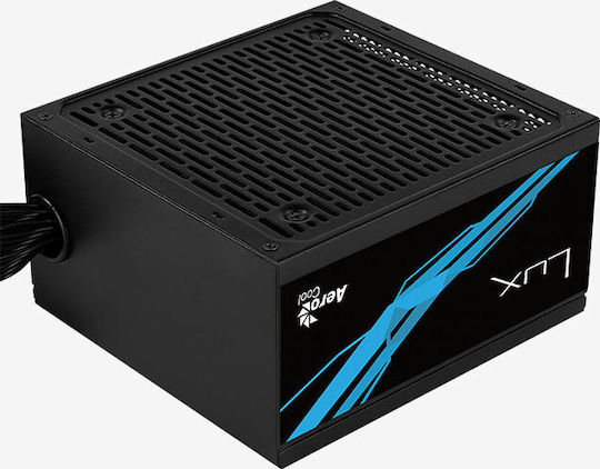 Aerocool LUX 550W Μαύρο Τροφοδοτικό Υπολογιστή Full Wired 80 Plus Bronze