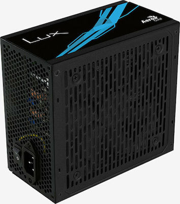 Aerocool LUX 550W Schwarz Computer-Netzteil Voll verkabelt 80 Plus Bronze