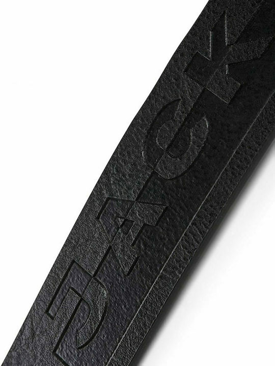 Men's Belt from Artificial Leather Black