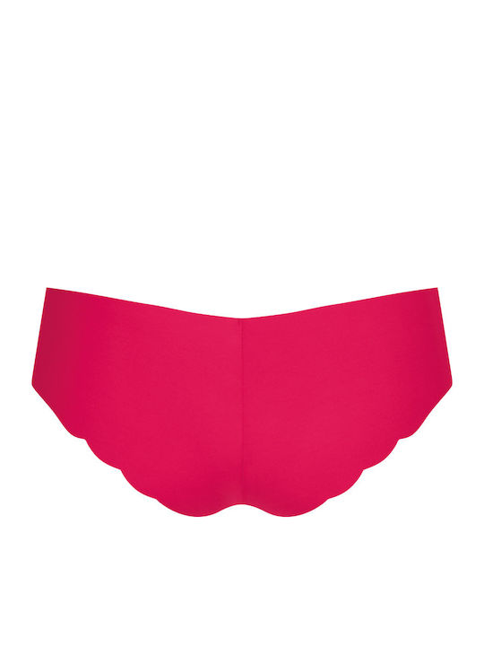 Zero Hipster Femei Alunecare 2Pack fără cusături Fuchsia/Purple