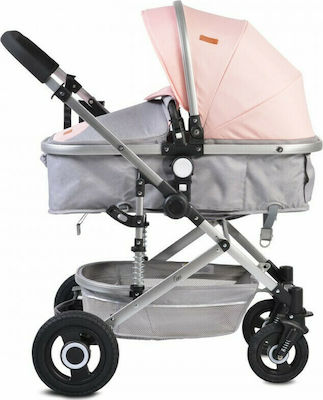 Moni Ciara Adjustable 3 in 1 Baby Stroller Suitable for Newborn Pink