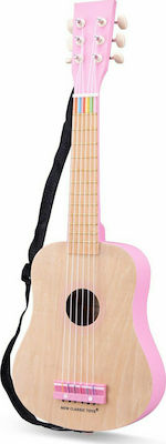 New Classic Toys Wooden Guitar De Luxe for 3+ years