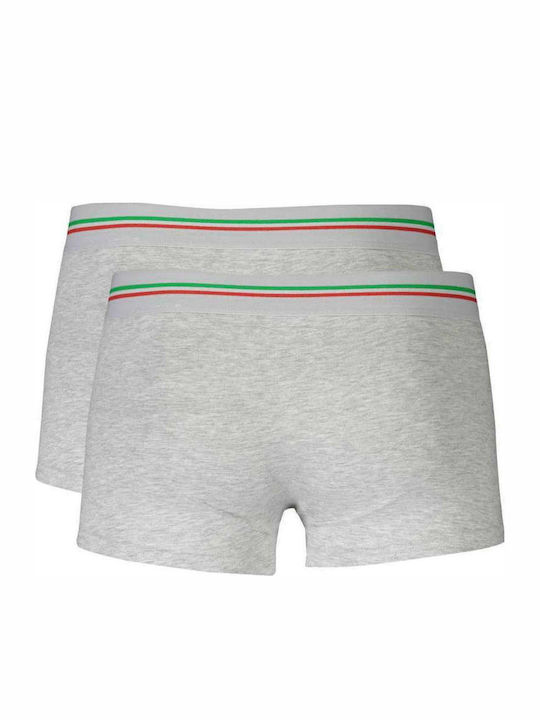 Aeronautica Militare Men's Boxers Gray 2Pack