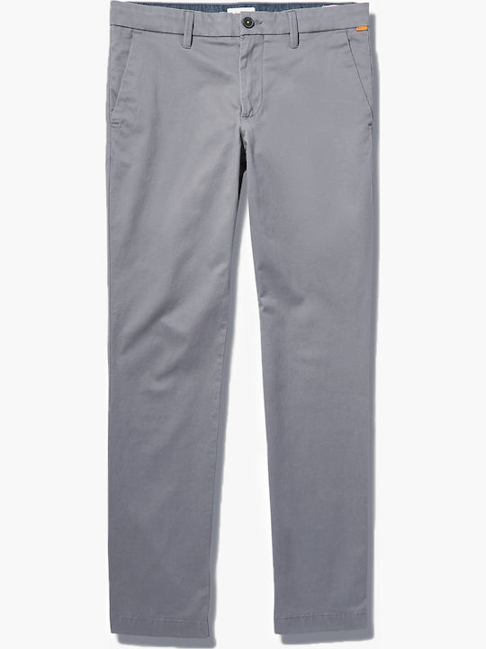 Sargent Lake Pantaloni Chino Elastic cu Croială Slim Gri