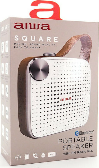 Aiwa BS-100 Ηχείο Bluetooth 4W με Ραδιόφωνο και Διάρκεια Μπαταρίας έως 6 ώρες Γκρι
