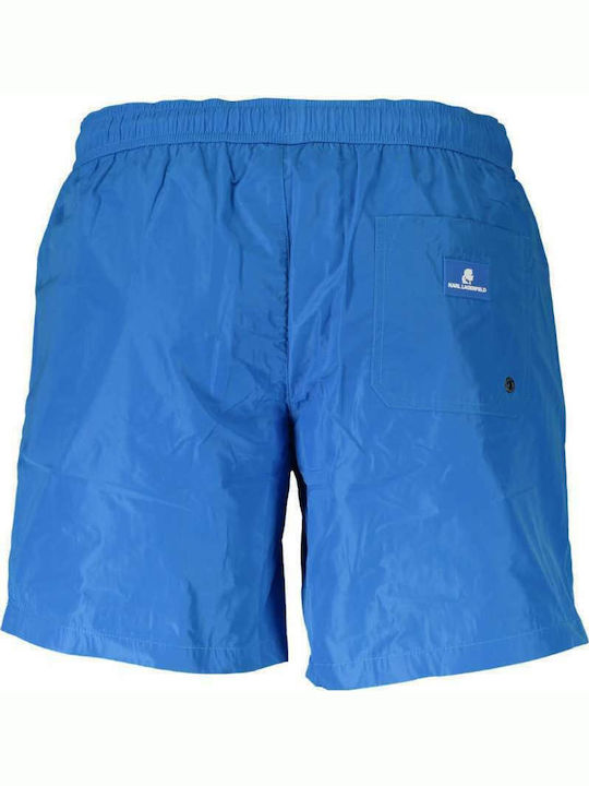 Karl Lagerfeld Herren Badebekleidung Shorts Blau KL20MBM01_AZZURRO_BLUE