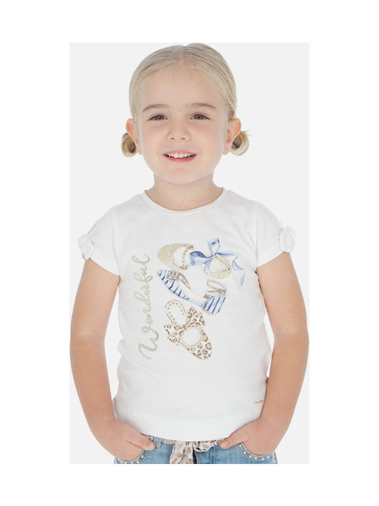 Mayoral Kids T-shirt Beige