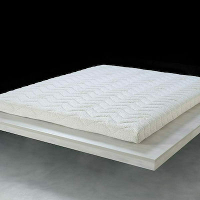 La Luna Twin XL Latex Mattress Topper Latex with Aloe Vera & Removable Cover 160x200x7cm