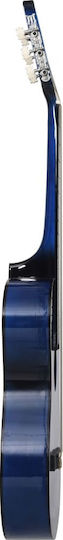 vidaXL Ακουστική Κιθάρα Cutaway Blue