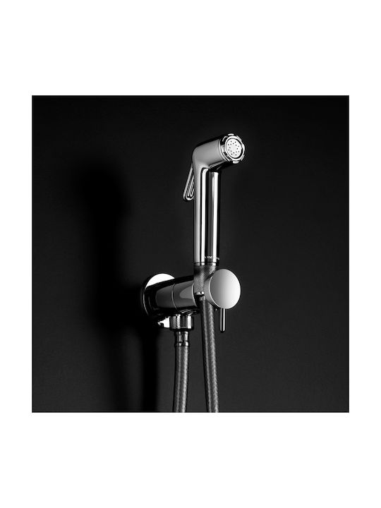 La Torre Flush1 Wandmontage Satz Bidet Silber
