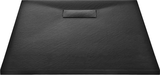 vidaXL Rectangulară Acrilic Duș 100x70cm Neagră