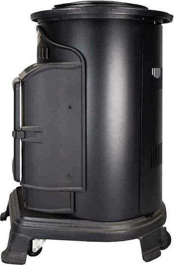 Coral Gas Provence Σόμπα Υγραερίου 3000W Μαύρη 47x58x80cm