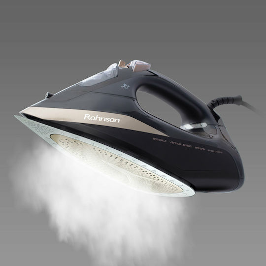 Rohnson Σίδερο Ατμού 2800W με Κεραμική Πλάκα και Συνεχόμενη Παροχή 55gr/min