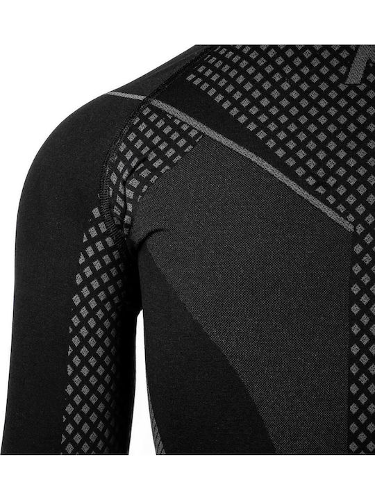Alpinus Active Base Layer Ισοθερμική Μπλούζα Μαύρη