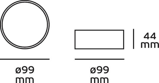 VK Lighting Πλαφονιέρα 10εκ. VK Lighting Πλαφονιέρα 10εκ.