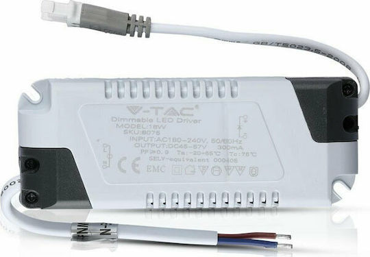 V-TAC Dimmable LED Захранване IP20 Мощност 18W