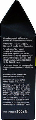 Coffeeway Ground Filter Coffee Arabica with Flavor Vanilla & Hazelnut Vanilla Hazelnut 1x200gr