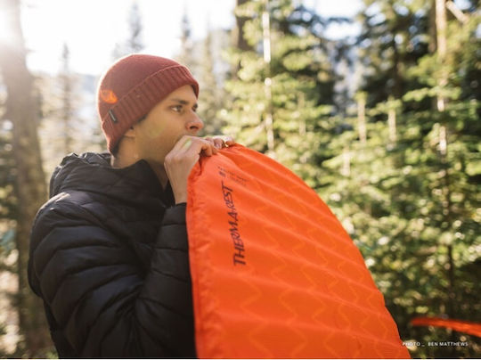 Thermarest ProLite Apex Self-Inflating Single Camping Sleeping Mat Regular Thickness 5cm in Red color