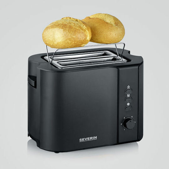 Severin AT 9552 Φρυγανιέρα 2 Θέσεων 800W Μαύρη