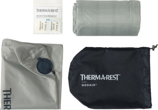 Thermarest NeoAir Topo Single Camping Sleeping Mat Regular 183x51cm Thickness 7.6cm in Gray color