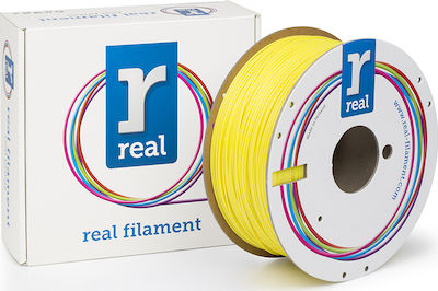 Real Filament PETG 3D Printer Filament 1.75mm Κίτρινο 1kg