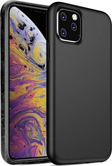 Forever Bioio Back Cover Silicone Black (iPhone 12 Pro Max)
