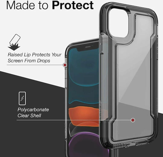 X-Doria Defense Shield Задна корица Пластмаса Черен (iPhone 11 Pro)