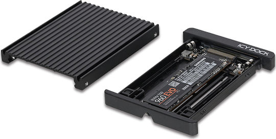 Icy Dock EZConvert Θήκη για Σκληρό Δίσκο 2.5" SATA III / PCI Express NVME με σύνδεση SATA