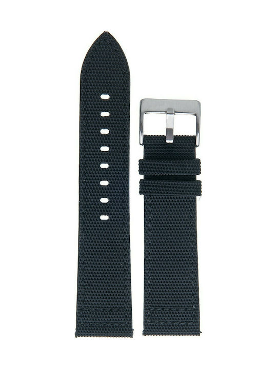 Diloy Straps Curea din piele Negru 24mm