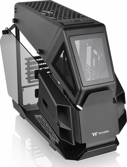 Thermaltake AH T200 Gaming Micro Tower Computer Case with Side Window Black