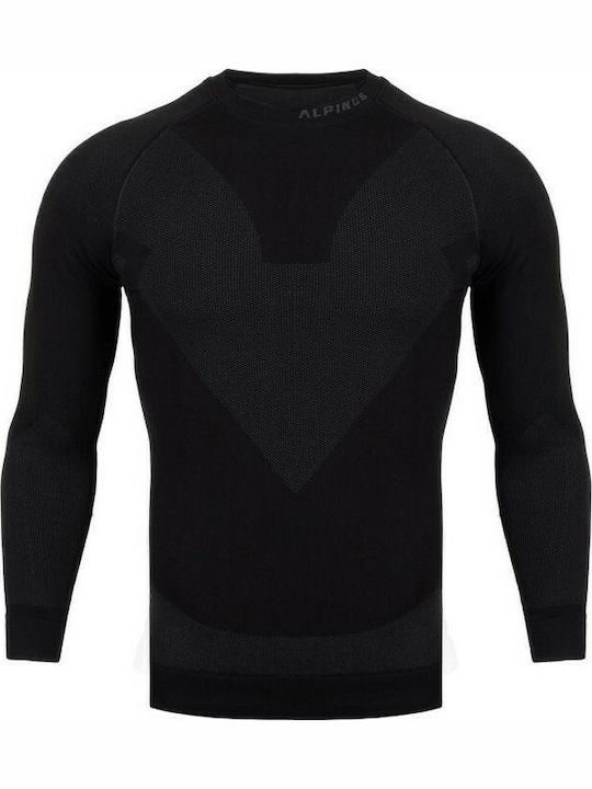 Alpinus Miyabi Edition Herren Thermo Langarmshirt Schwarz