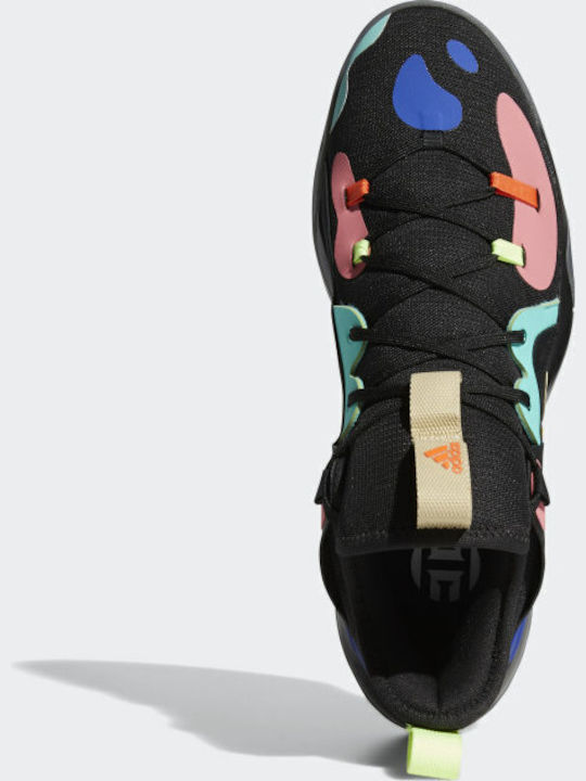 Harden Stepback 2 Χαμηλά Μπασκετικά Παπούτσια Core Black / Yellow / Acid Mint