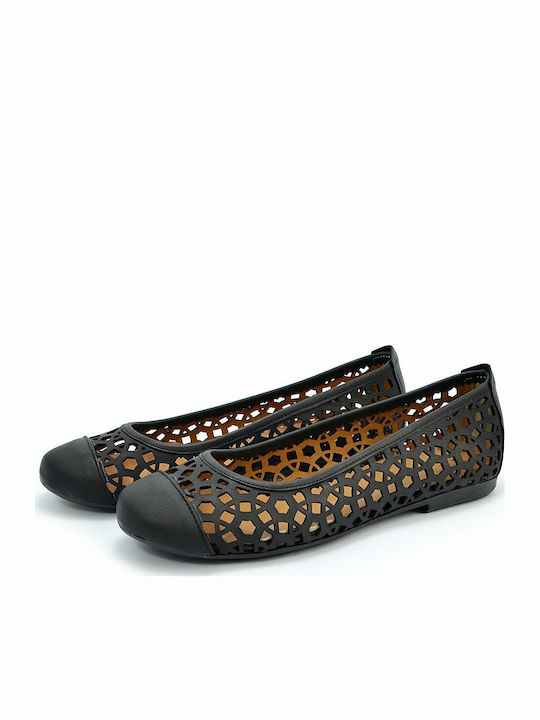 Liberty Leather Ballerinas Black