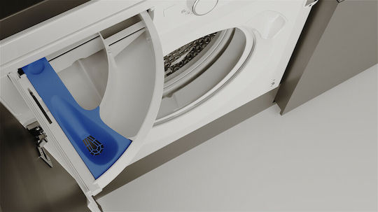 Whirlpool Încorporabil Mașină de Spălat Rufe 9kg 1400 Rotiri Al 6-lea Simț BI WMWG 91484E EU