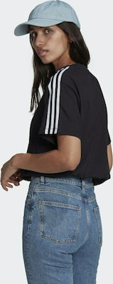 Adidas Adicolor 3D Trefoil Γυναικείο T-shirt Μαύρο GN2930 | Skroutz.gr